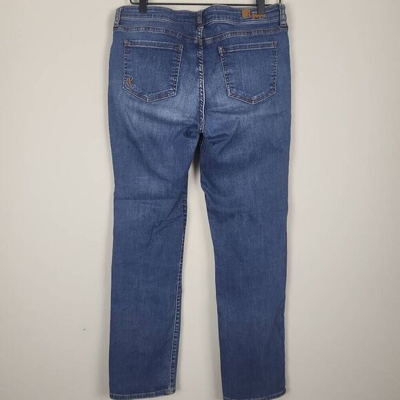 Kut From The Kloth Womens Katy Boyfriend Jeans Size 8 Blue Mid Rise Everyday - Picture 2 of 8